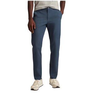 Bonobos Men's Relaxed Flat-Front Chinos Teal Blue, 31/32